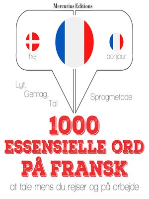 cover image of 1000 essentielle ord på fransk